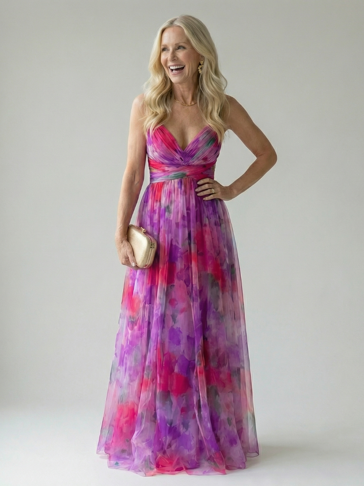 Sidonie | Mīkstais Wrap Maxi Kleita