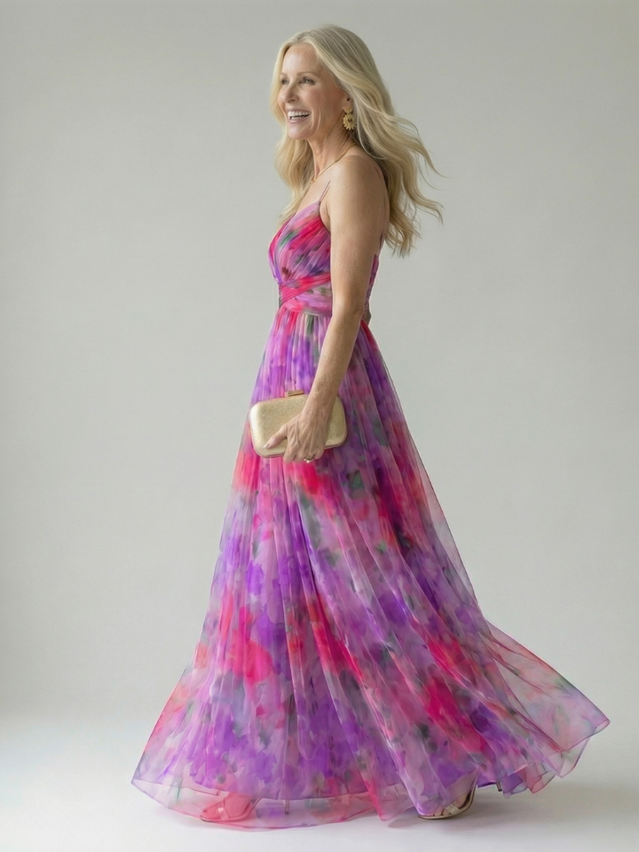 Sidonie | Mīkstais Wrap Maxi Kleita