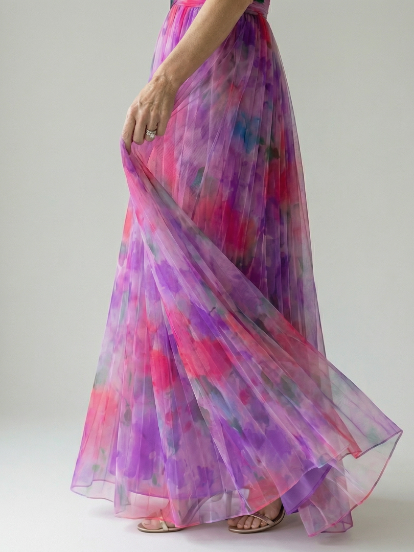 Sidonie | Mīkstais Wrap Maxi Kleita