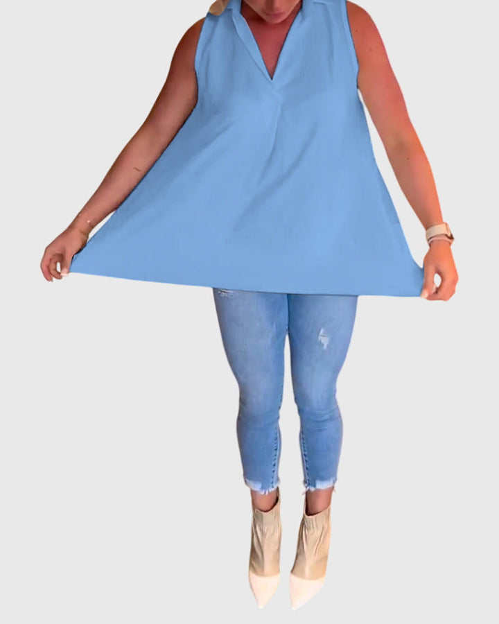 Ottavia | Bez Piedurknēm Top