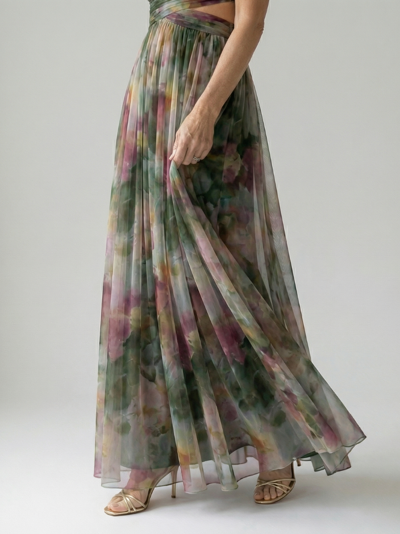 Sidonie | Mīkstais Wrap Maxi Kleita