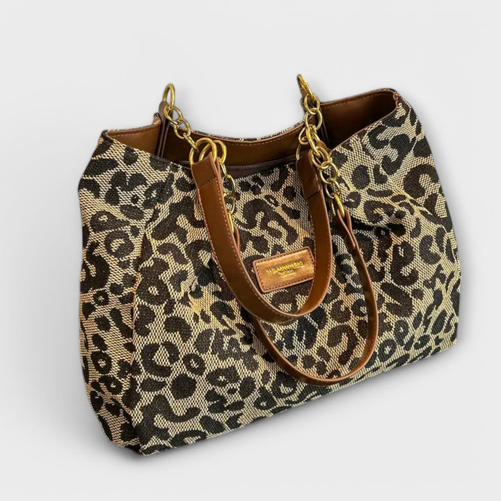 Nerissa | Leoparda Kanvas Tote