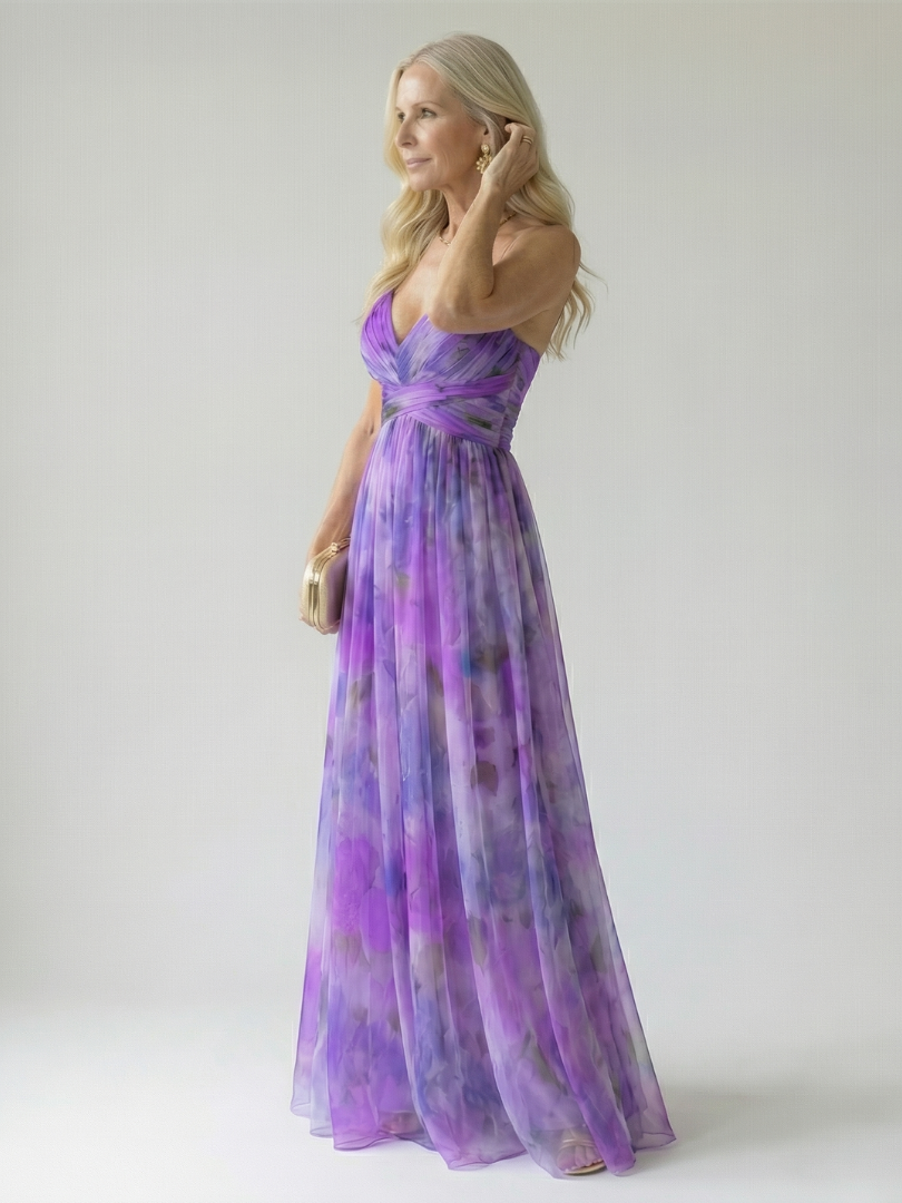 Sidonie | Mīkstais Wrap Maxi Kleita