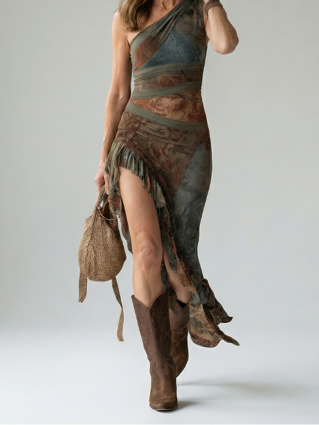 Bellamy | Klusa Drape Midi Kleita