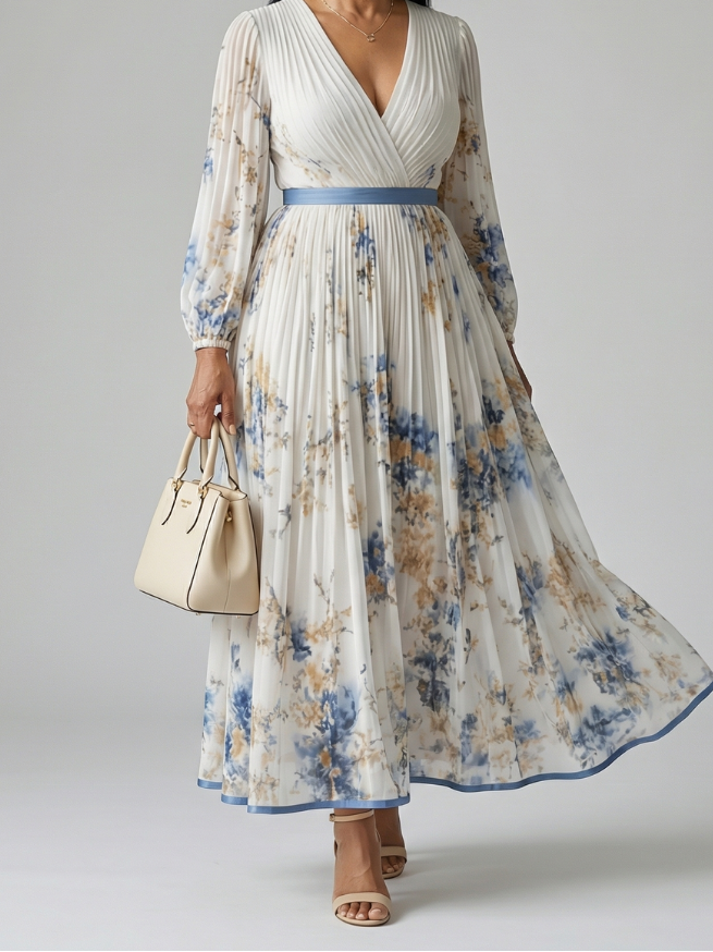 Eloane | Plepota Wrap Midi Kleita