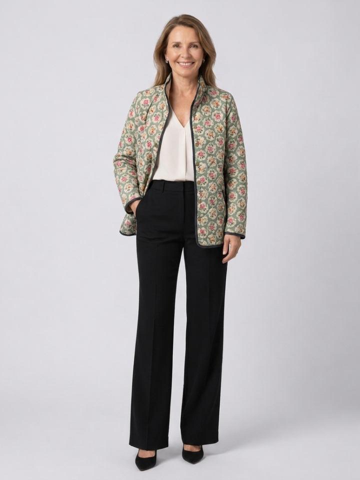 Dārga | Veste Matelassée Tapisserie Fleurie