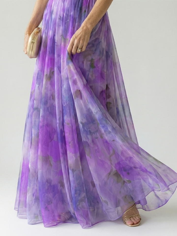 Sidonie | Mīkstais Wrap Maxi Kleita