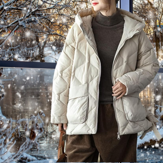 Zelmāra | Eleganta ziemas jaka ar kapuci