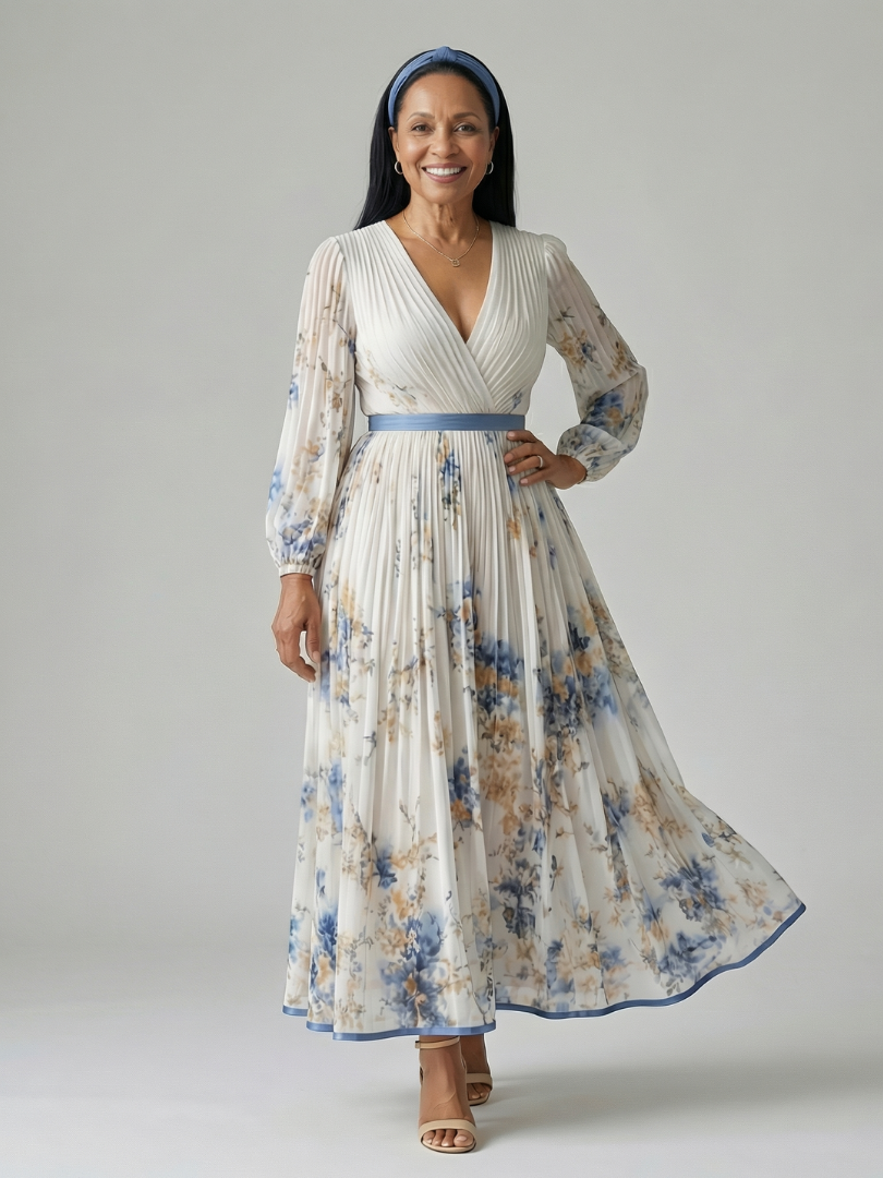 Eloane | Plepota Wrap Midi Kleita