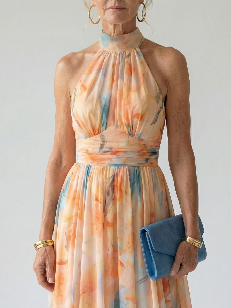 Julienne | Mīksta halter midi kleita