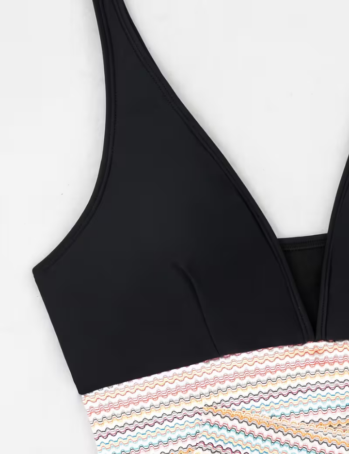 Baptistine | Elegants augstās jostas bikini komplekts