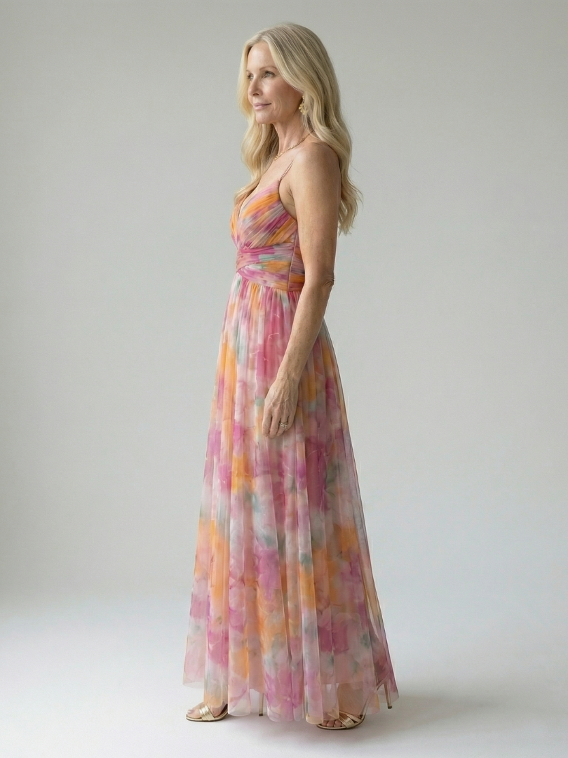 Sidonie | Mīkstais Wrap Maxi Kleita