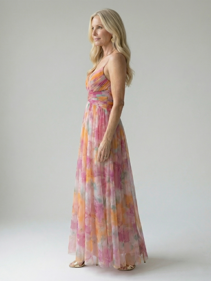 Sidonie | Mīkstais Wrap Maxi Kleita
