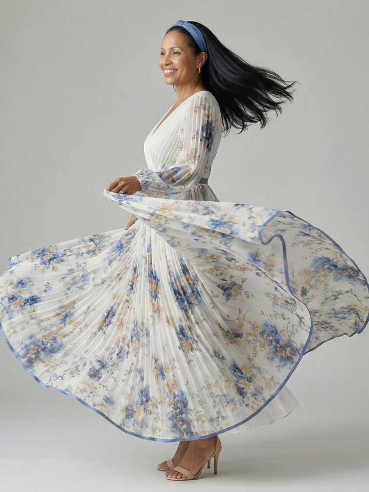 Eloane | Plepota Wrap Midi Kleita