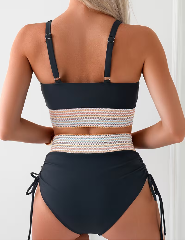 Baptistine | Elegants augstās jostas bikini komplekts