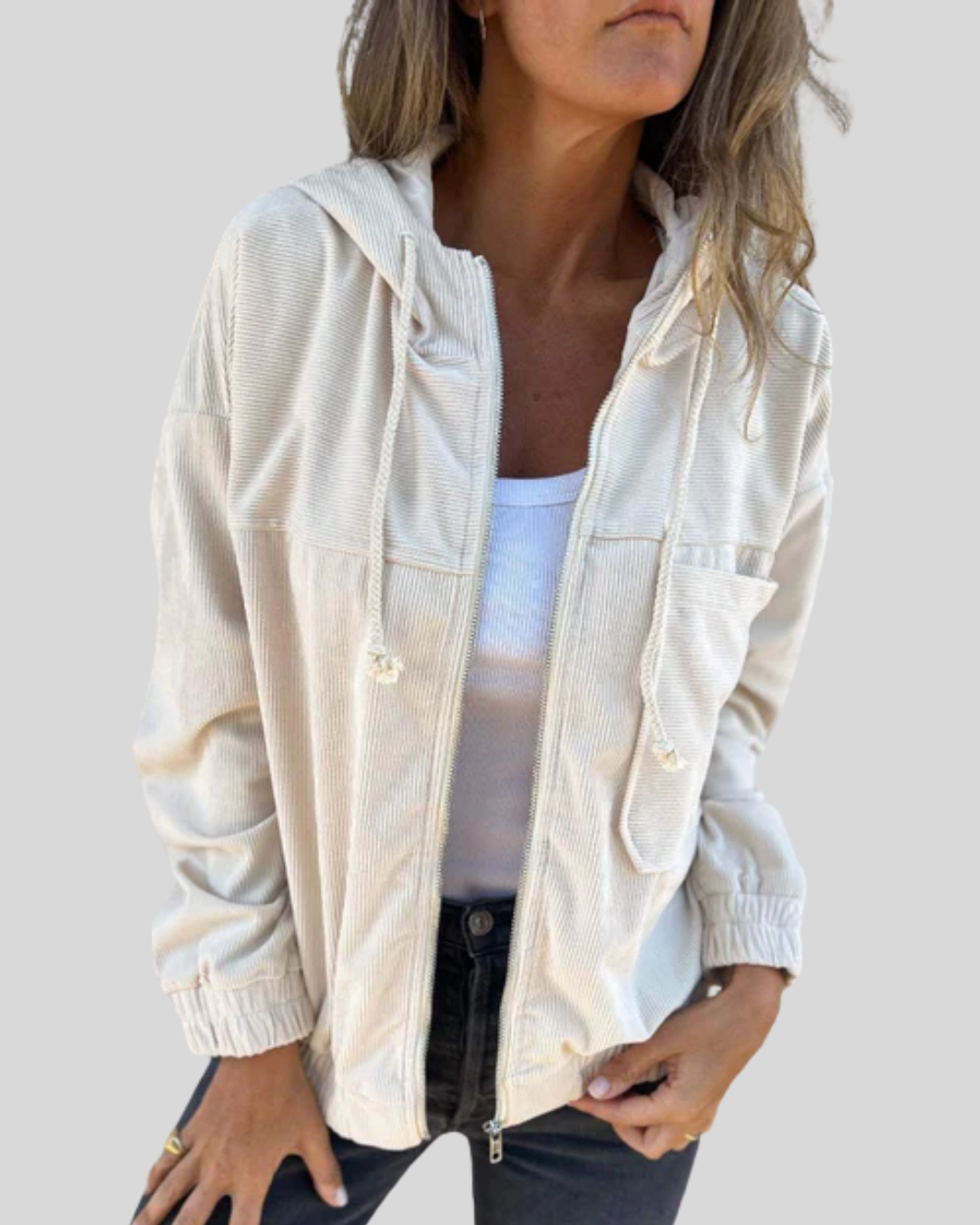 Ladislava | Mīksta Zip-Up veste