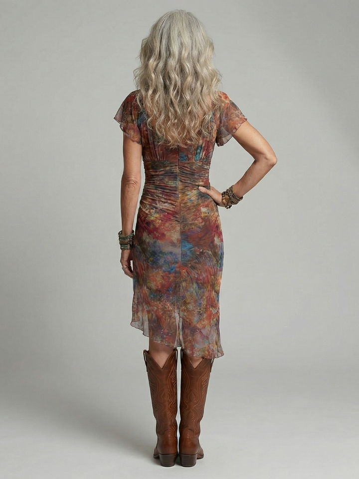 Florentine | Klusa Haltera Midi Kleita