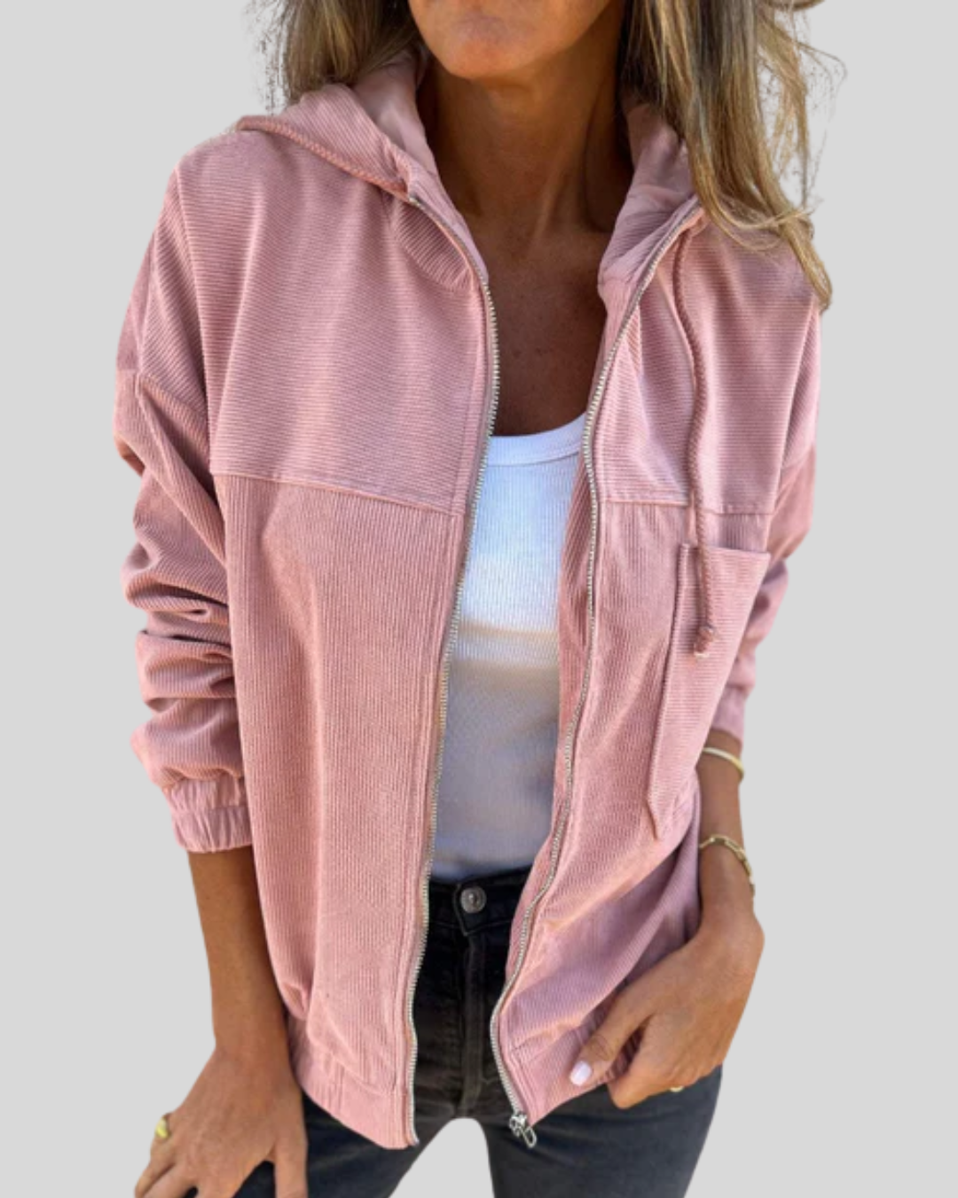 Ladislava | Mīksta Zip-Up veste