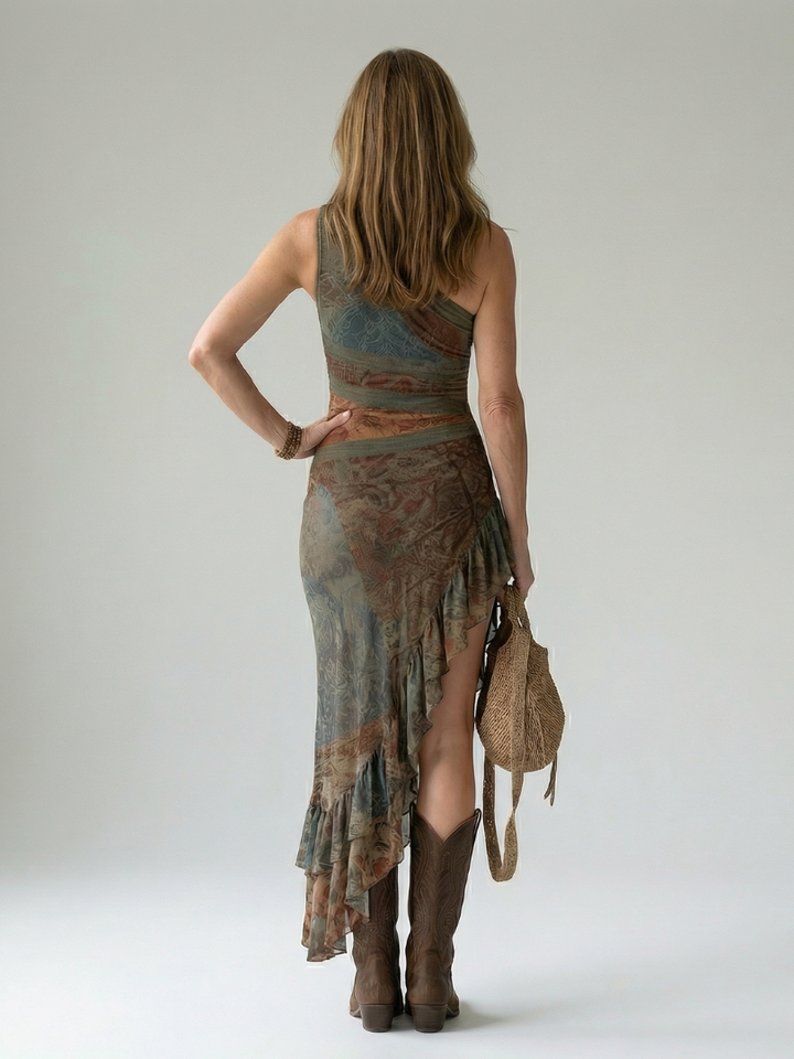 Bellamy | Klusa Drape Midi Kleita