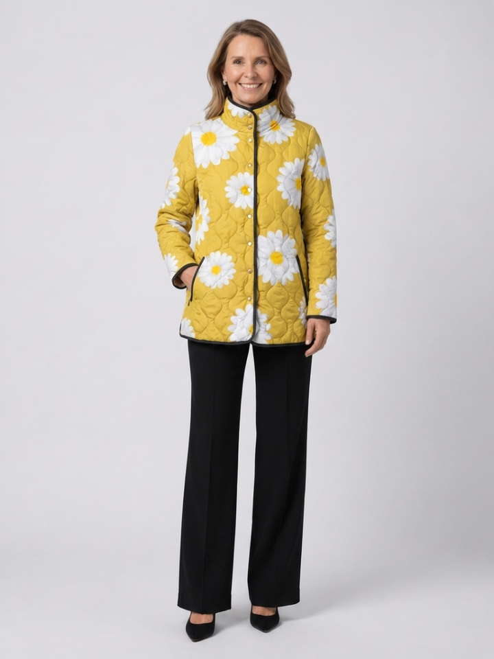 Ziedīte | Veste Matelassée aux Marguerites