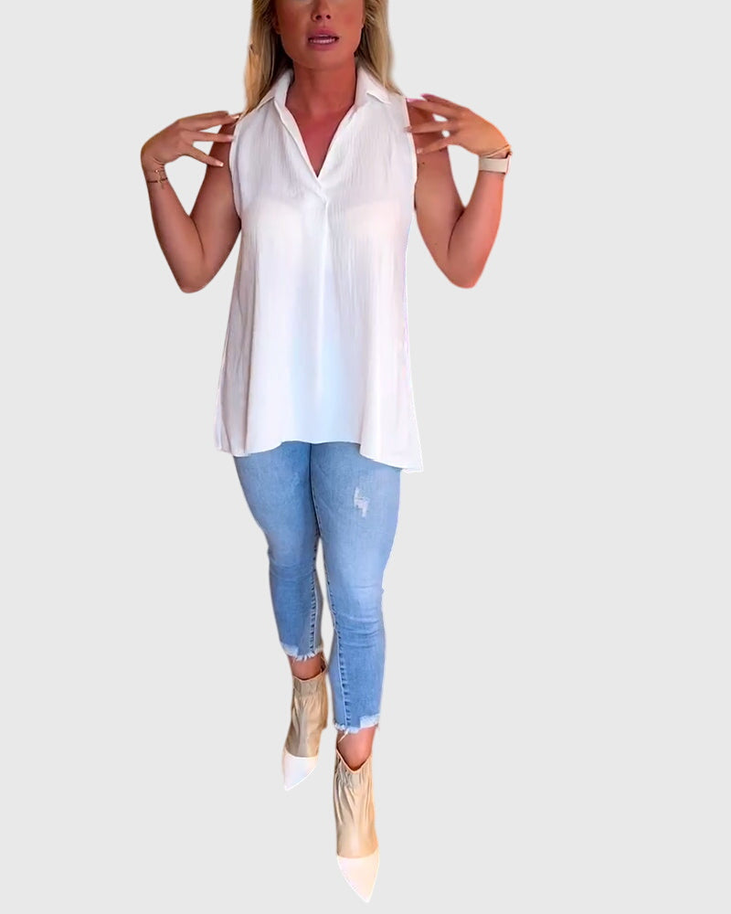 Ottavia | Bez Piedurknēm Top