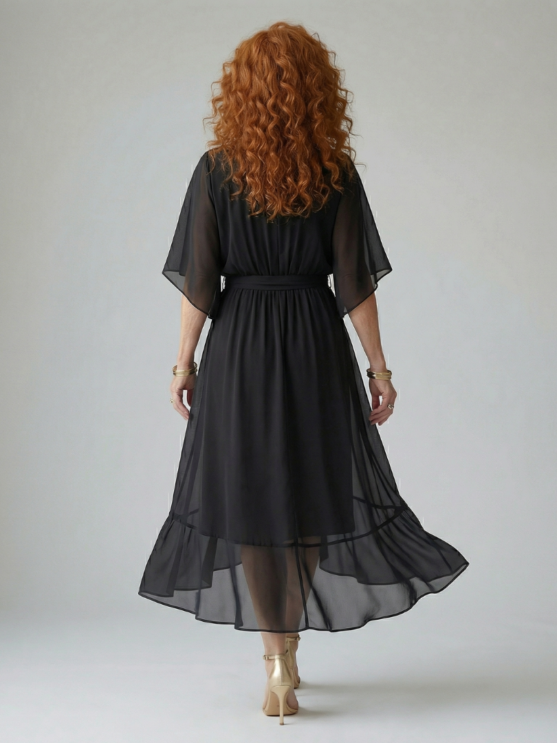 Ciel | Gaismas drapēta midi kleita