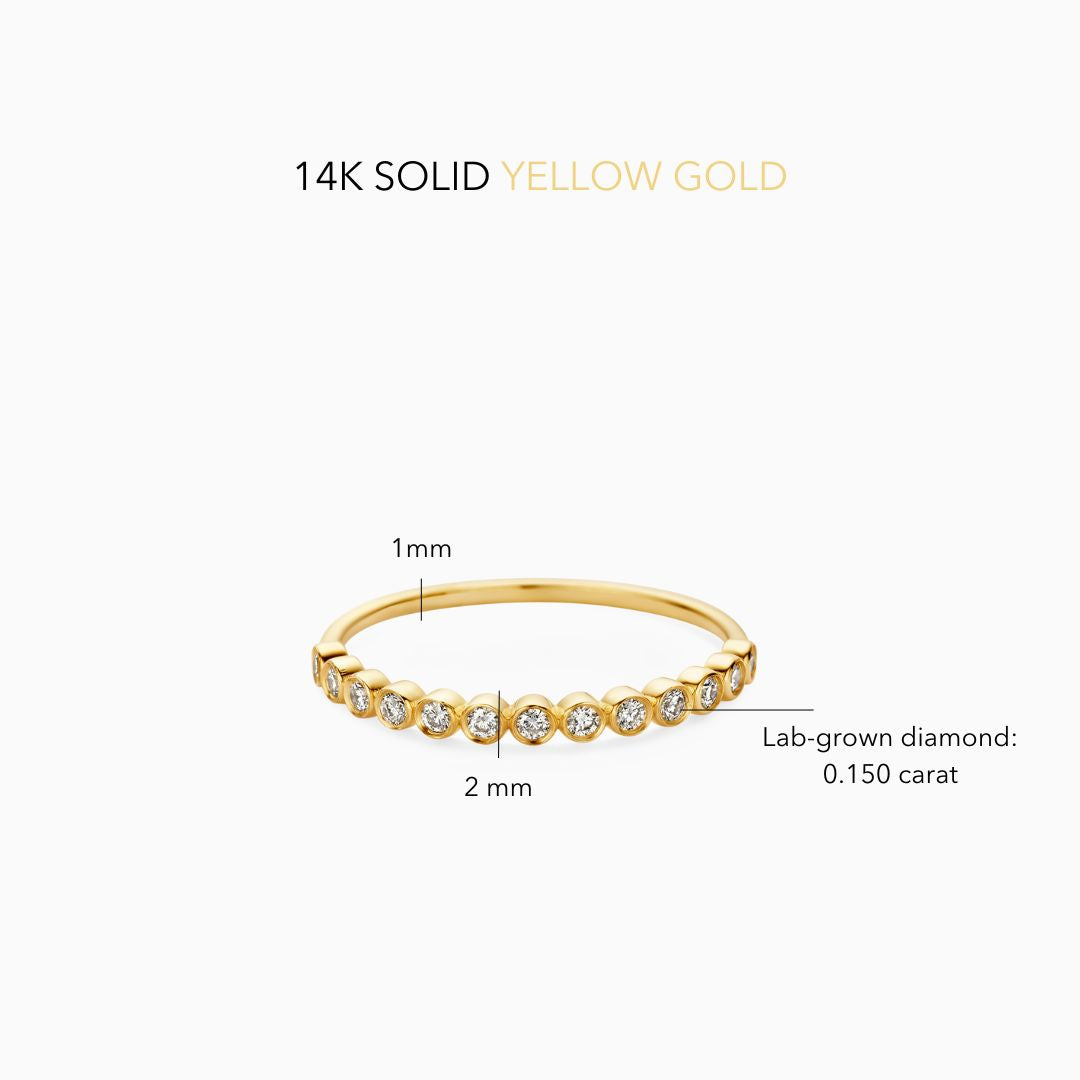 Zelta burbuļu gredzens