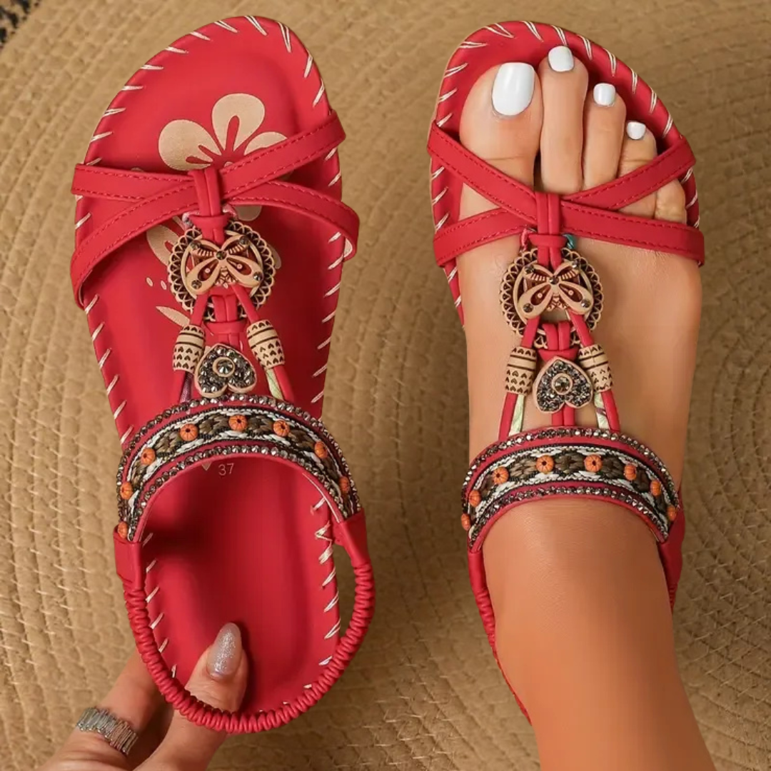 Lyonelle – Ortopēdiskie Sandales Ibizā Stilā Komfortam un Elegancei