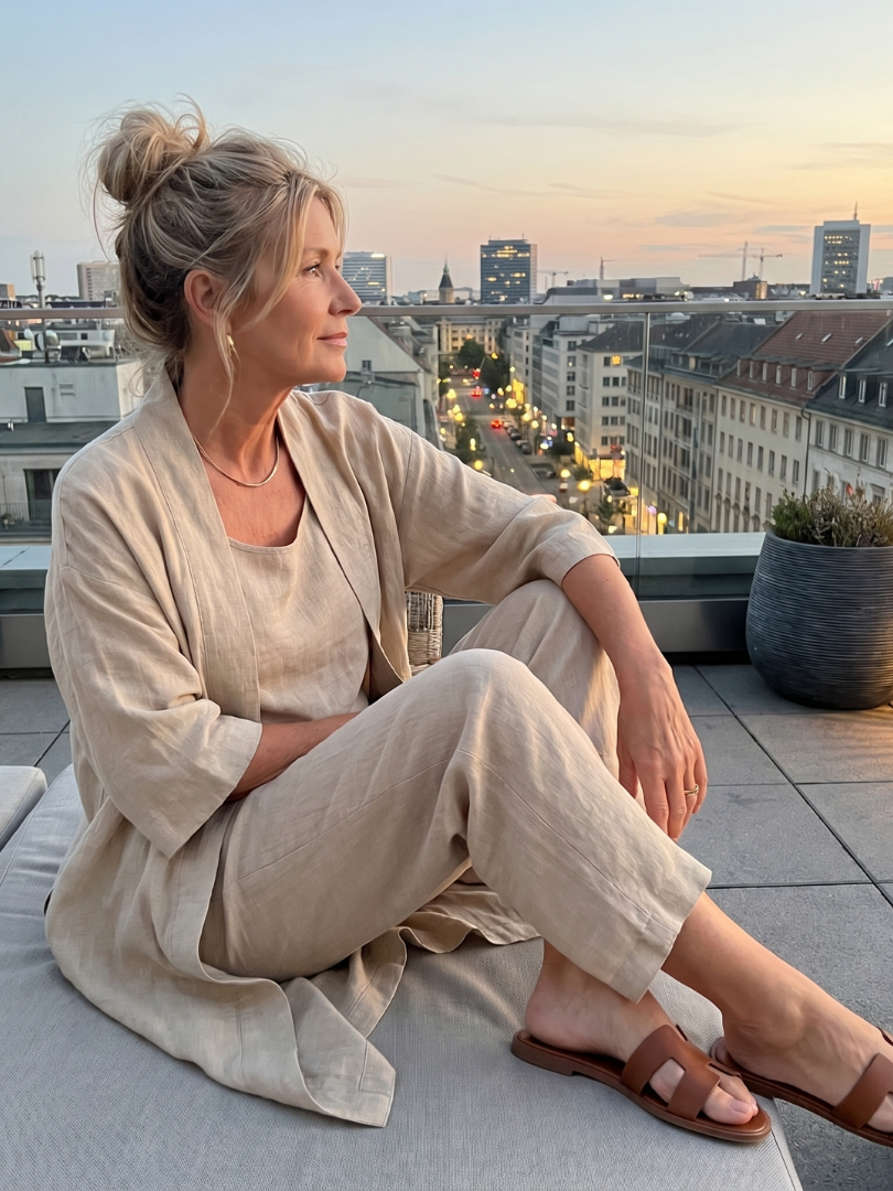 Elodie | Trīs daļu brīvs tops un bikses