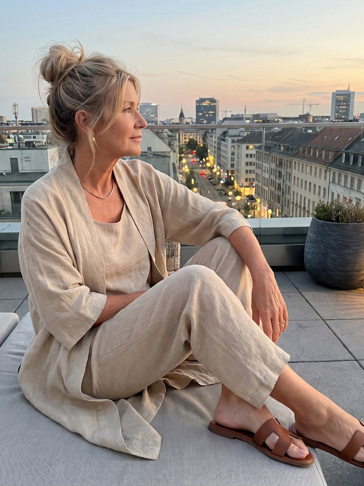 Elodie | Trīs daļu brīvs tops un bikses