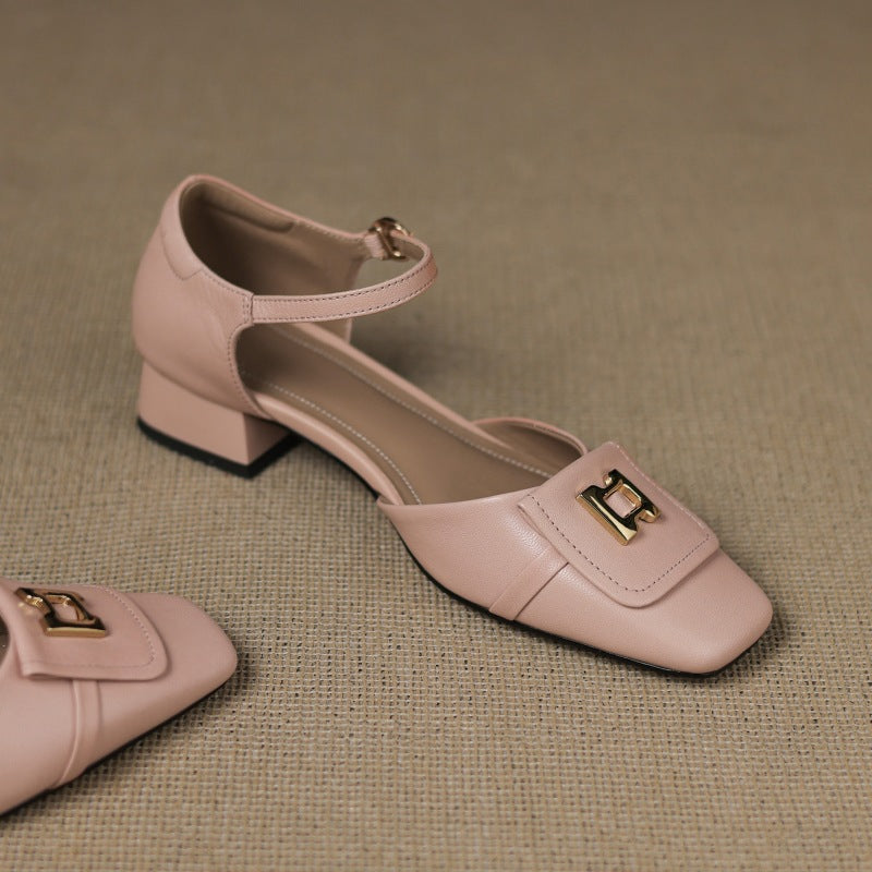 Lilette Buckle Ādas Mary-Janes
