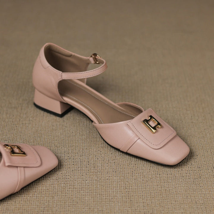 Lilette Buckle Ādas Mary-Janes