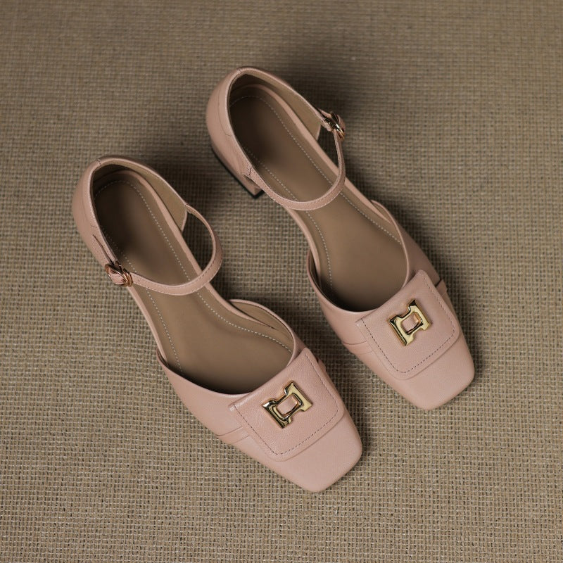 Lilette Buckle Ādas Mary-Janes