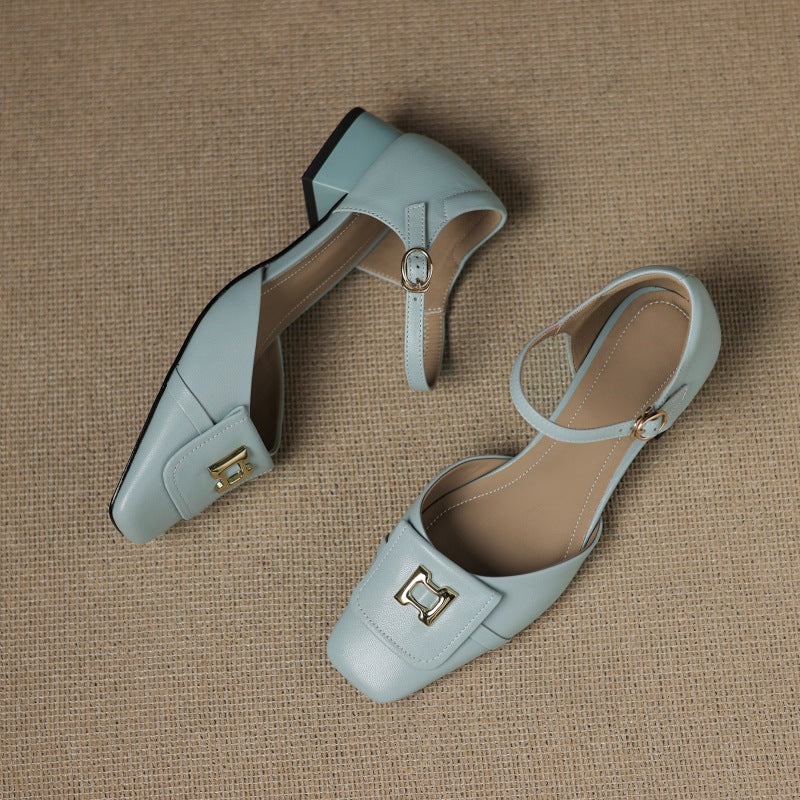 Lilette Buckle Ādas Mary-Janes