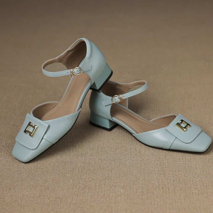 Lilette Buckle Ādas Mary-Janes