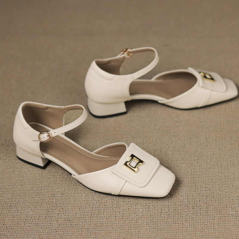 Lilette Buckle Ādas Mary-Janes