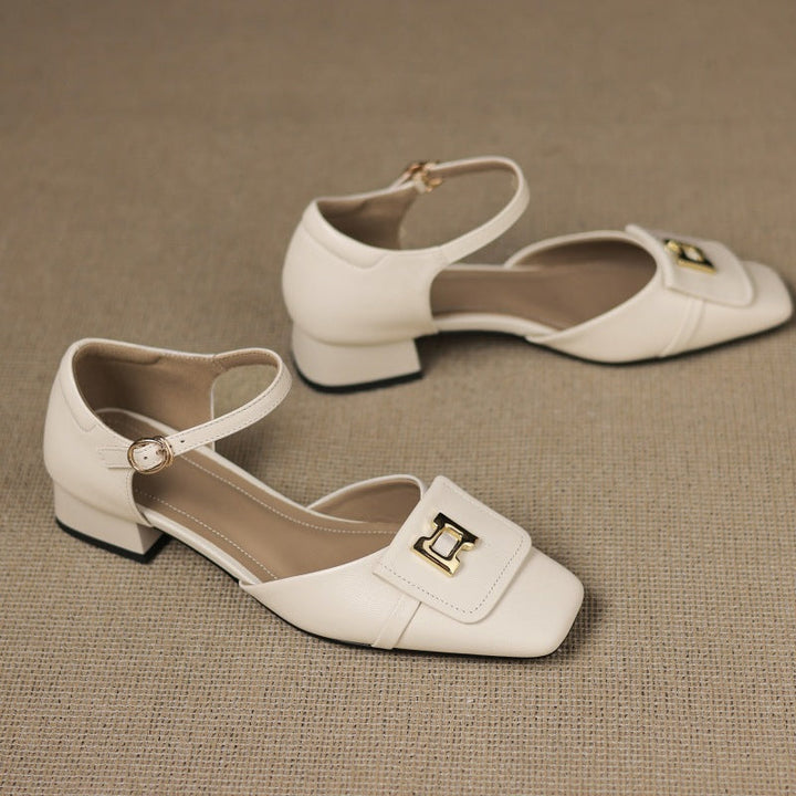 Lilette Buckle Ādas Mary-Janes