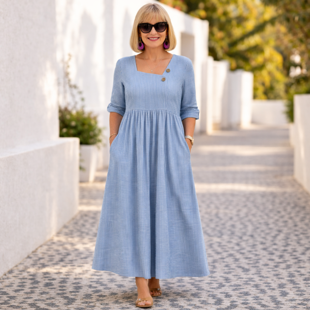 Ilaria | Eleganta Midi Kleita