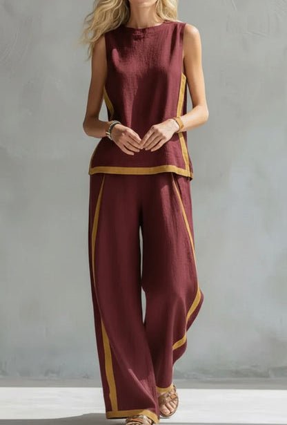 Margaux | Divdaļīgs lina komplekts