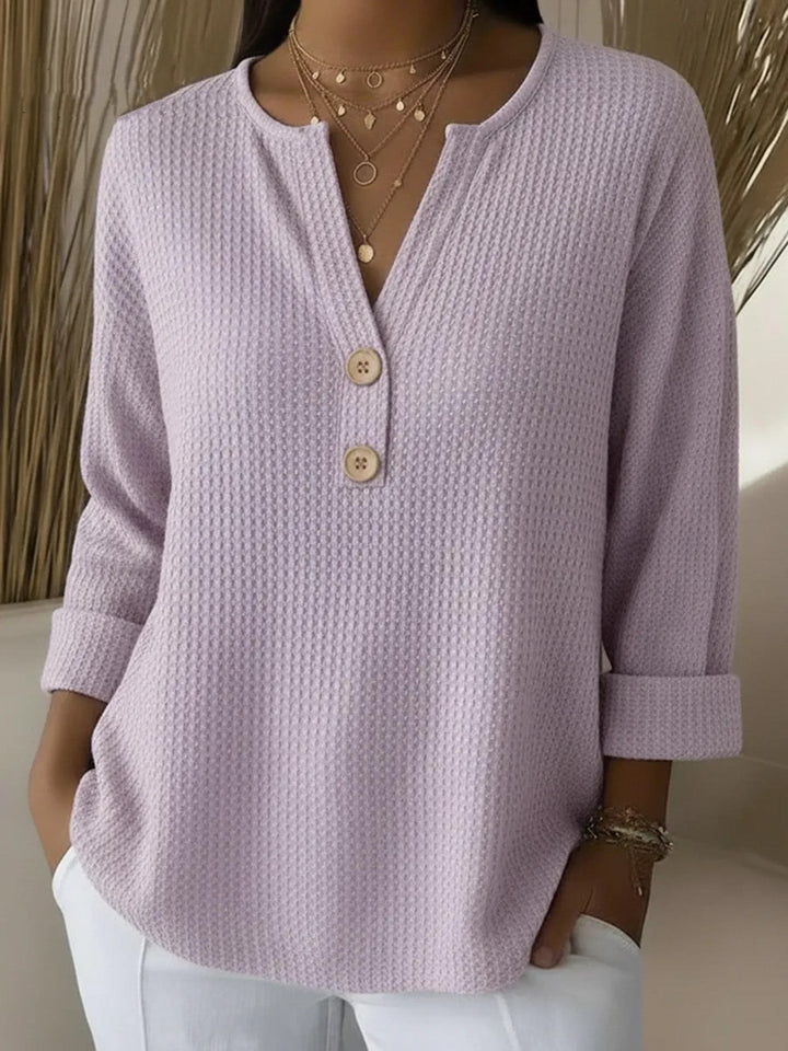 Inta | Tops ar Henley pogām