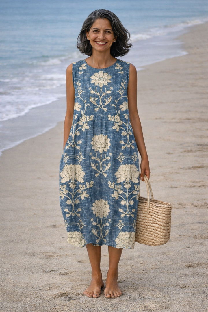 Avery | Boho Midi Kleita