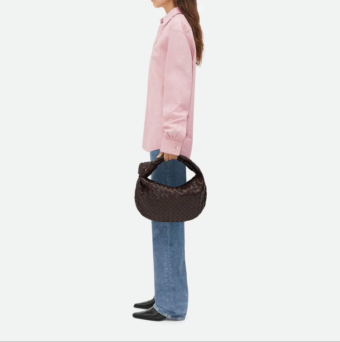 Annick | Elegants Roku Darbs Ādas Tote Soma