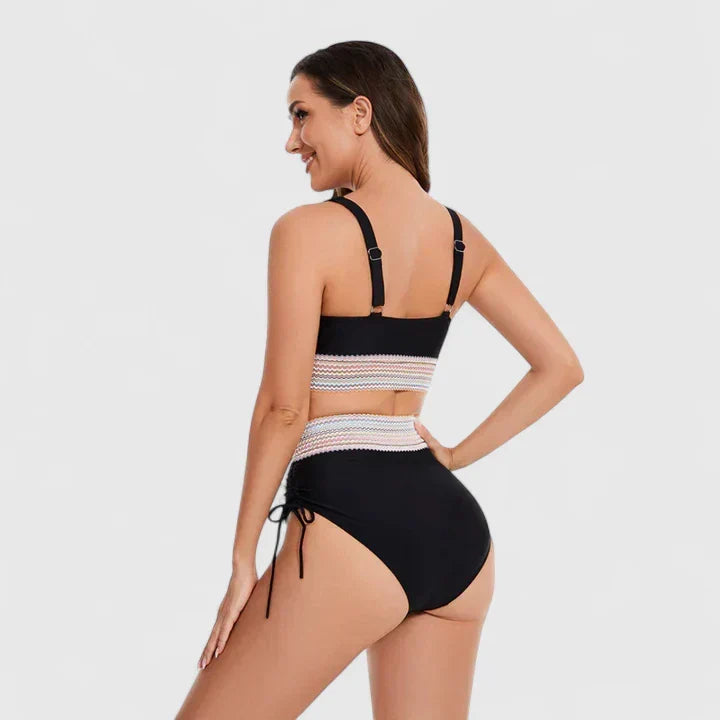 Baptistine | Elegants augstās jostas bikini komplekts