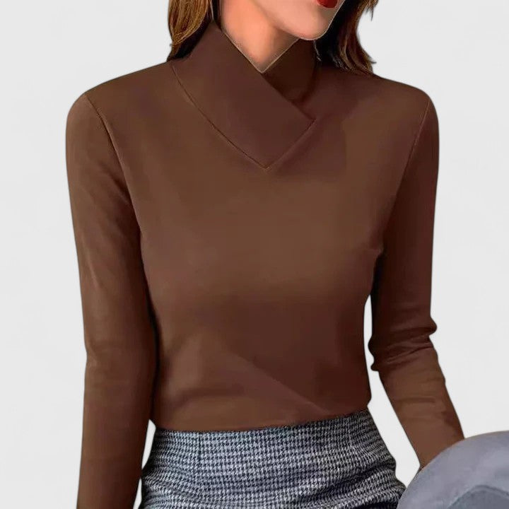 Fauve | Elegants augstais apkakles krekls