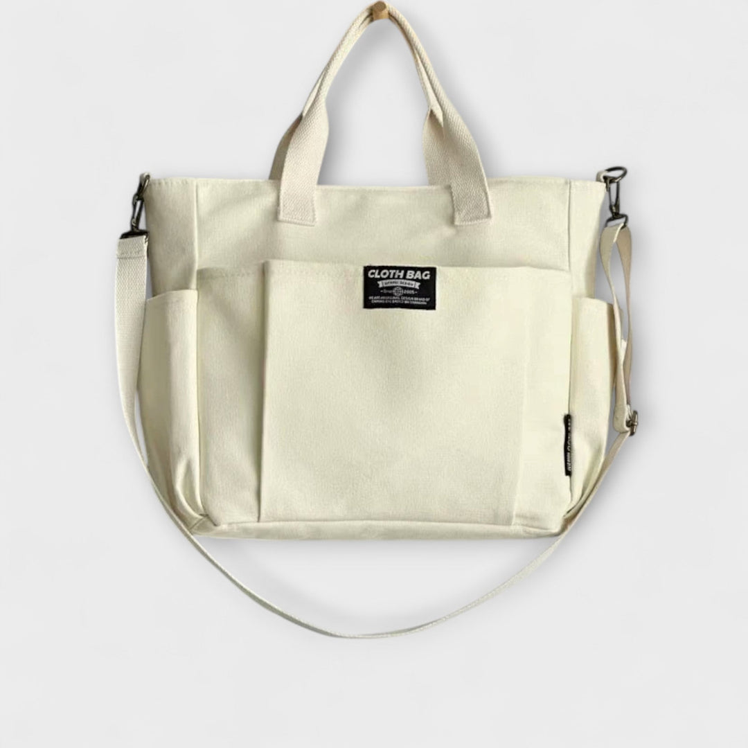 Faustine | Minimalistiska Kanvas Nēsājamā Soma