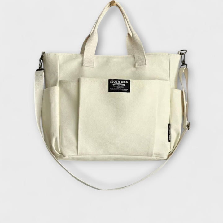 Faustine | Minimalistiska Kanvas Nēsājamā Soma