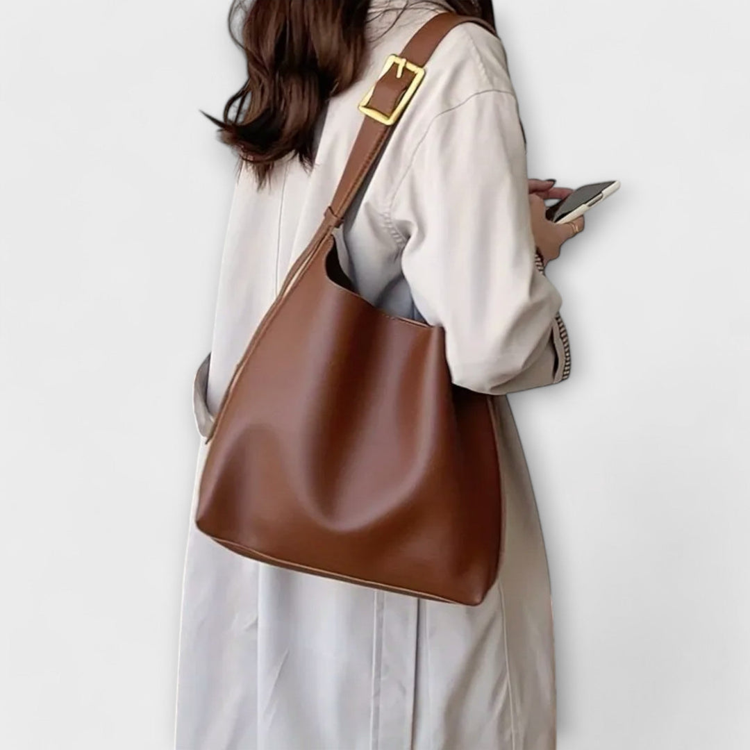 Raquel | Eleganta Ādas Plecu Soma