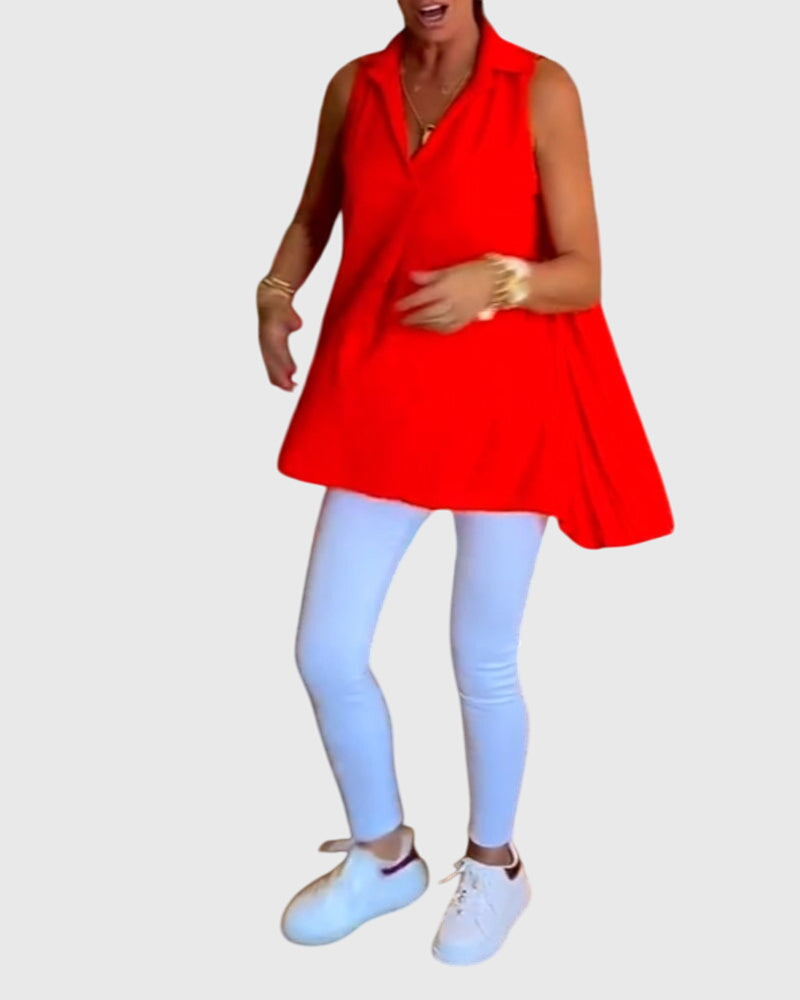Ottavia | Bez Piedurknēm Top