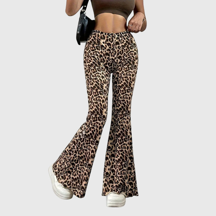 Madeleine | Leoparda Bootcut Bikses