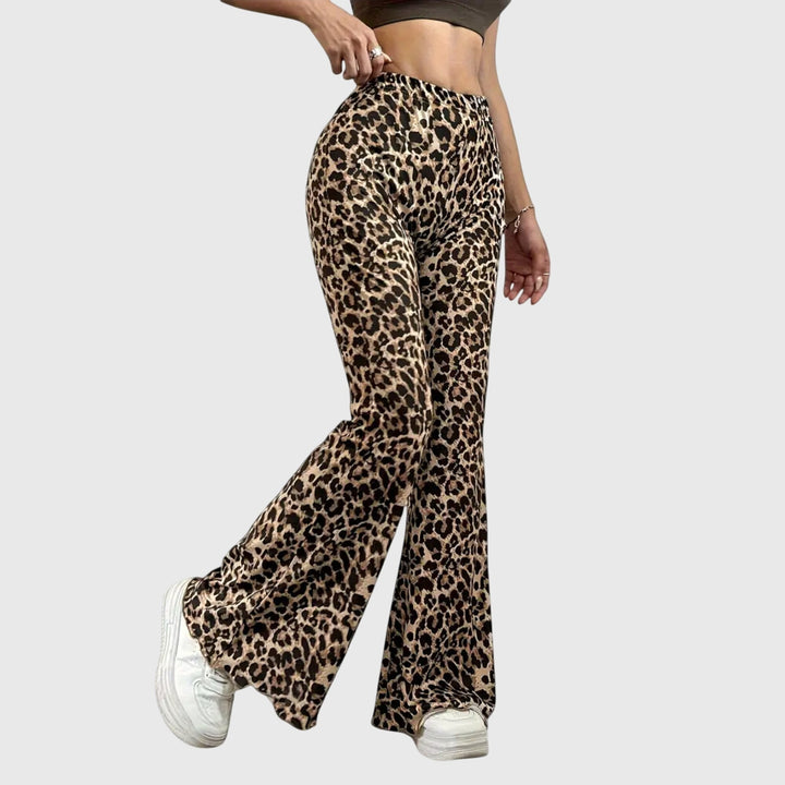 Madeleine | Leoparda Bootcut Bikses